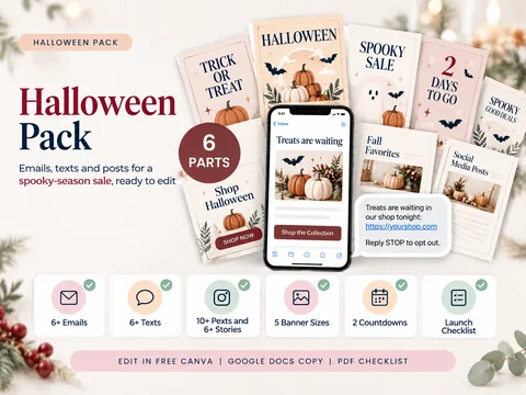 Holiday Promo Playbook: Halloween pack