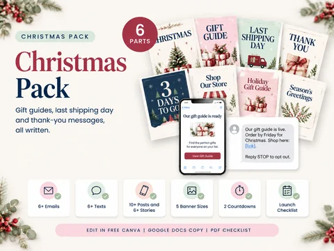 Holiday Promo Playbook: Christmas pack